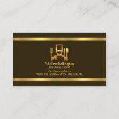 Einfach Minimalistischer, auffallender Catering fü Visitenkarte (Rückseite)