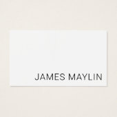 Einfach minimalistischer bearbeitbarer Name oder a (Vorderseite)