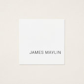 Einfach minimalistischer bearbeitbarer Name oder a (Vorderseite)