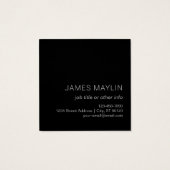 Einfach minimalistischer bearbeitbarer Name oder a (Rückseite)