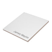 Einfach minimalistischer bearbeitbarer Name oder a Fliese (Seite)