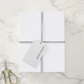 Einfach minimalistischer bearbeitbarer Name oder a Geschenkanhänger (Mit Garn)