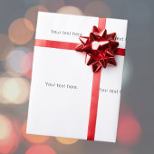 Einfach minimalistischer bearbeitbarer Name oder a Geschenkpapier