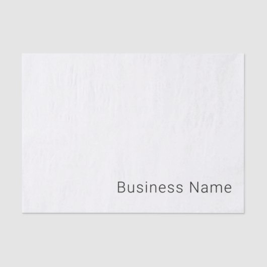 Einfach minimalistischer bearbeitbarer Name oder a Seidenpapier (Vorderseite)