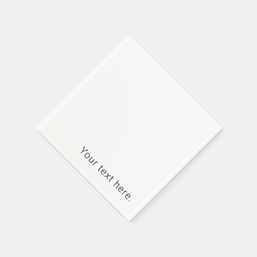 Einfach minimalistischer bearbeitbarer Name oder a Serviette (Ecke)