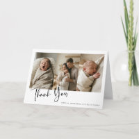 Einfach minimalistischer, dreifacher Foto-Baby-Kar