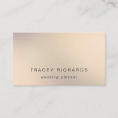 Einfach Minimalistischer Glitzer Gold Visitenkarte (Vorderseite)