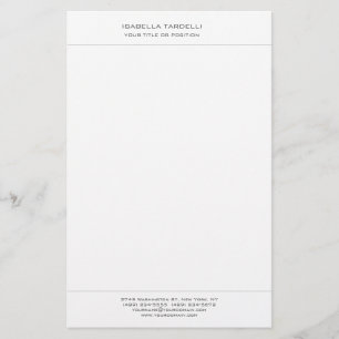 Einfach minimalistischer moderner Professionalismu Briefpapier