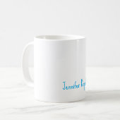 Einfach minimalistischer professioneller lässiger  kaffeetasse (Vorderseite Links)