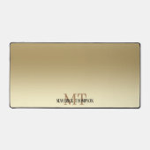 Einfach Minimalistisches Gold Schreibtischunterlage (Vorderseite)