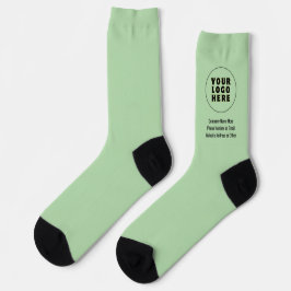 Einfach Minimalistisches Logo und Text Socken