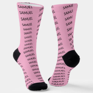Einfach Minimalistisches Logo und Text Socken