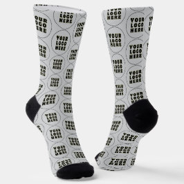 Einfach Minimalistisches Logo und Text Socken