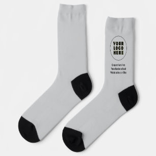 Einfach Minimalistisches Logo und Text Socken