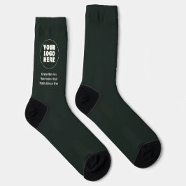 Einfach Minimalistisches Logo und Text Socken