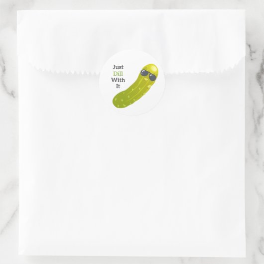 Einfach mit dem Aufkleber ablegen (Tasche)