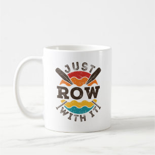 Einfach mit dem Coolen Retro Rowing Crew Team Oars Kaffeetasse