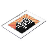 Einfach mit dem inspirierenden Motivierend Notizblock (Linke Seite)