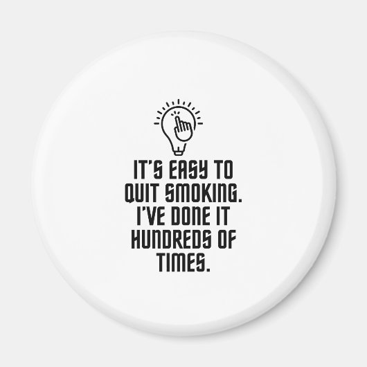 Einfach mit dem Rauchen aufhören Magnet (Vorne)