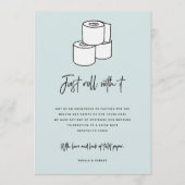 Einfach mit der Aufschiebungsankündigung rollen Menükarte (Vorderseite)