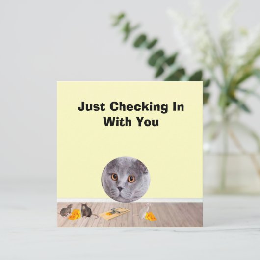 Einfach mit der Karte einchecken (Stehend Vorderseite)