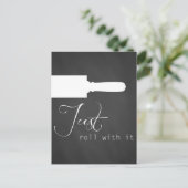 Einfach mit der Postkarte abrollen (Stehend Vorderseite)