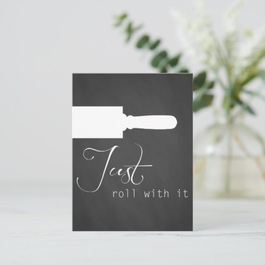 Einfach mit der Postkarte abrollen (Stehend Vorderseite)