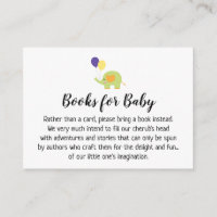 Einfach mit Elephant Book Request Insert Cards