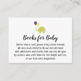 Einfach mit Elephant Book Request Insert Cards