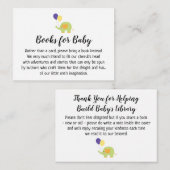 Einfach mit Elephant Book Request Insert Cards (Vorne/Hinten)