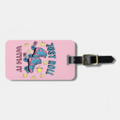 Einfach mit ihm rollen gepäckanhänger (Vorderseite horizontal)