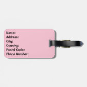 Einfach mit ihm rollen gepäckanhänger (Rückseite horizontal)