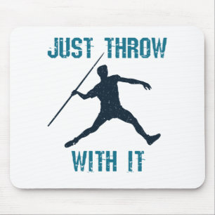 Einfach mit Javelin Thrower Track und Field werfen Mousepad
