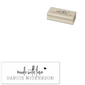 Einfach mit Liebe gemacht Gummistempel (Stempel)