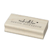 Einfach mit Liebe gemacht Gummistempel (Stempel)