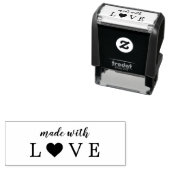 Einfach mit LIEBE hergestellt Permastempel (Beispiel)
