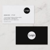Einfach mit Logo Visitenkarte (Vorne/Hinten)