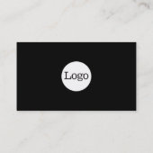 Einfach mit Logo Visitenkarte (Rückseite)