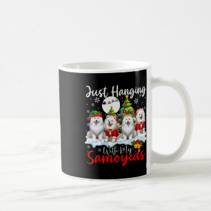Einfach mit meinen Samoyeds spielen Weihnachten Dr Kaffeetasse