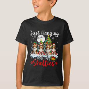 Einfach mit meinen Shelties hängen Weihnachten Dre T-Shirt