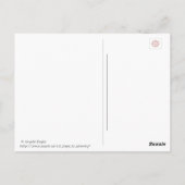 Einfach mit Sonnenblumen behalten Postkarte (Rückseite)