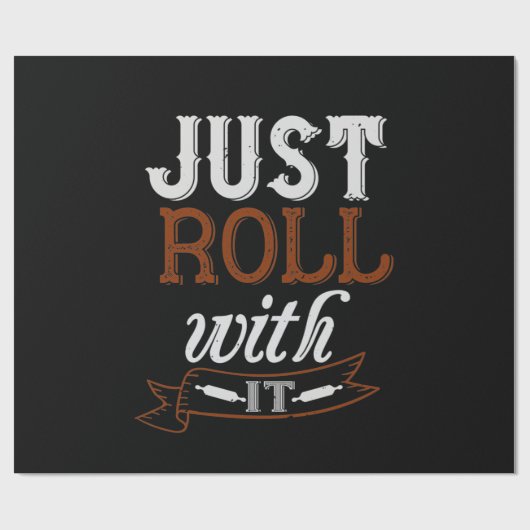 Einfach mitrollen geschenkpapier (Flach)