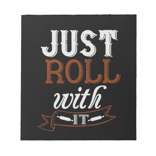 Einfach mitrollen notizblock (Vorderseite)