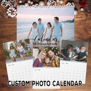 Einfach Modern Benutzerdefiniert 14 Fotos Familie Kalender