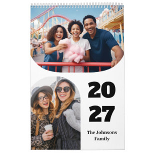 Einfach Modern Benutzerdefiniert 26 Fotos Familie Kalender