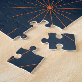 Einfach, modern, cool, trendig abstrakt puzzle (Seite)