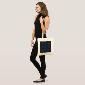 Einfach, modern, cool, trendig abstrakt tragetasche (Vorderseite (Model))