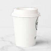 EINFACH MODERN FÜGEN SIE IHR LOGO fröhlichen Weihn Pappbecher (Rechts)