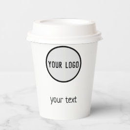 EINFACH MODERN FÜGEN SIE IHR LOGO fröhlichen Weihn Pappbecher