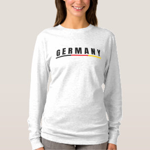 Einfach modern Germania Deutschland Kunst Buchstab T-Shirt